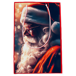 サンタクロース・メリークリスマス ミディアムペーパーバッグ