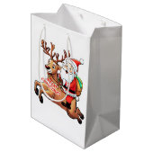 サンタクロース・メリークリスマス ミディアムペーパーバッグ (裏面アングル)