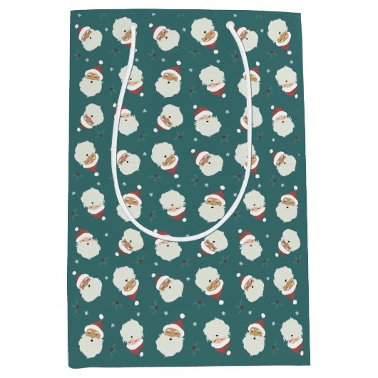 サンタクロース・メリークリスマス ミディアムペーパーバッグ (正面)