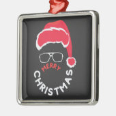 サンタクロース・メリークリスマス メタルオーナメント (左)