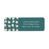 サンタクロース・メリークリスマス ラベル (正面)