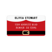 サンタクロース・メリークリスマス ラベル (正面)