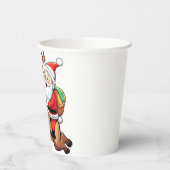 サンタクロース・メリークリスマス 紙コップ (左)