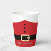サンタクロース・メリークリスマス 紙コップ (正面)