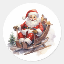 サンタクロース ラウンドシール