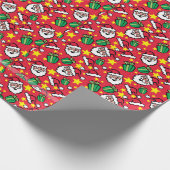 サンタクロース ラッピングペーパー (角)