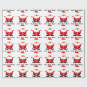 サンタクロース ラッピングペーパー (フラット)