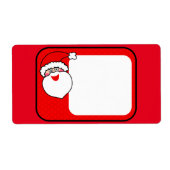 サンタクロース ラベル (正面)