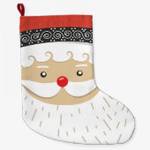 サンタクロース ラージクリスマスストッキング (正面)