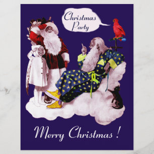サンタクロース、リトルエンジェル&マーリンのクリスマスパーティ チラシ