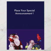 サンタクロース、リトルエンジェル&マーリンのクリスマスパーティ チラシ (裏面)