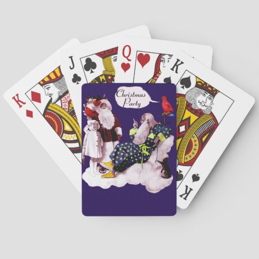 サンタクロース、リトルエンジェル&メルリンクリスマスパーティー トランプ (裏面)