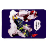 サンタクロース、リトルエンジェル&メルリンクリスマスパーティー マグネット (横)