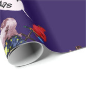 サンタクロース、リトルエンジェル&メルリンクリスマスパーティー ラッピングペーパー (ロールコーナー)