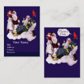 サンタクロース、リトルエンジェル&メルリンクリスマスパーティー 名刺 (正面/裏面)