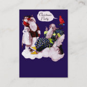 サンタクロース、リトルエンジェル&メルリンクリスマスパーティー 名刺 (裏面)