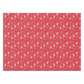 サンタクロース·ルドルフとクリスマスツリー テーブルクロス (正面(横))