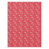 サンタクロース·ルドルフとクリスマスツリー テーブルクロス (正面)