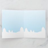 サンタクロース、ルドルフ、ホッキョクグマとのクリスマス カード (内部)