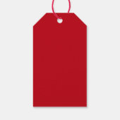 サンタクロース・レッドのメリークリスマス ギフトタグ (裏面)