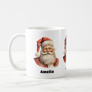 サンタクロース レトロ クリスマス コーヒーマグカップ