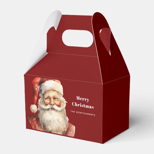 サンタクロース レトロ クリスマス フェイバーボックス (正面サイド)