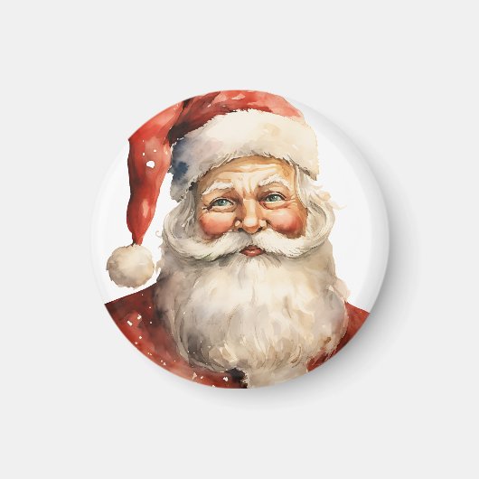 サンタクロース レトロ クリスマス マグネット (正面)