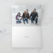 サンタクロース・ワークショップクリスマスカード シーズンカード (内部)