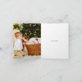 サンタクロース・ワークショップクリスマスカード シーズンカード (内部)