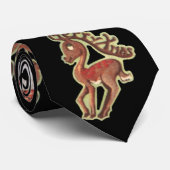 サンタクロース、ヴィンテージクリスマスパターン ネクタイ (ロール)