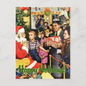 サンタクロース・ヴィンテージクリスマスポストカード シーズンポストカード (正面)