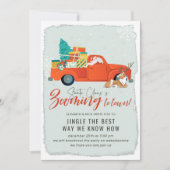 サンタクロース | 仮想クリスマスホリデーパーティー 招待状 (正面)