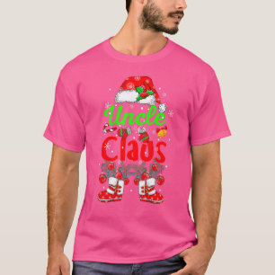 サンタクロース+叔父さん+サンタ帽子+靴+お揃い+家族 Tシャツ