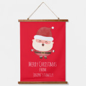 サンタクロース 吊り下げ型タペストリー (正面)