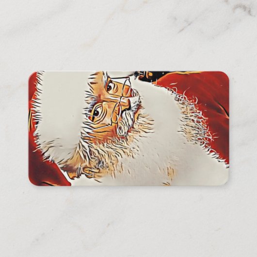 サンタクロース – 名刺 (正面)