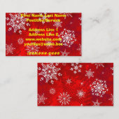 サンタクロース 名刺 (正面/裏面)