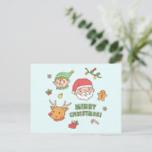 サンタクロース 妖精 トナカイ ジンジャーマン クリスマス (スタンド正面)