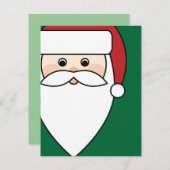 サンタクロース 招待状 (正面/裏面)