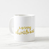 サンタクロース 松の木 クリスマス コーヒーマグカップ (正面左)