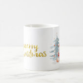 サンタクロース 松の木 クリスマス コーヒーマグカップ (中央)