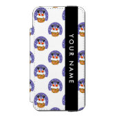 サンタクロース+煙突+雪+クリスマス+新年 INCIPIO iPhoneウォレットケース (フォリオ 正面)