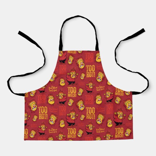 サンタクロース™熱ミザーパターンなし年 エプロン (正面)