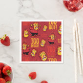 サンタクロース™熱ミザーパターンなし年 スタンダードカクテルナプキン (インサイチュ)