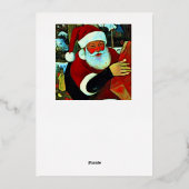 サンタクロース 箔シーズンカード (裏面)