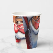 サンタクロース 紙コップ (裏面)