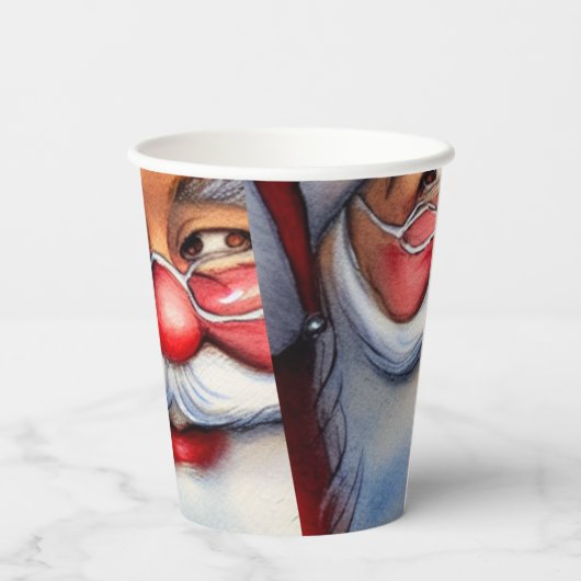 サンタクロース 紙コップ (裏面)