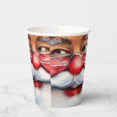 サンタクロース 紙コップ (左)