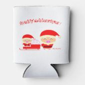 サンタクロース 缶クーラー (正面)