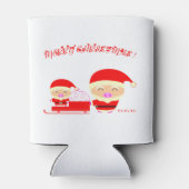 サンタクロース 缶クーラー (裏面)