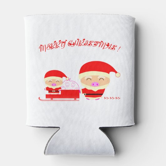 サンタクロース 缶クーラー (裏面)